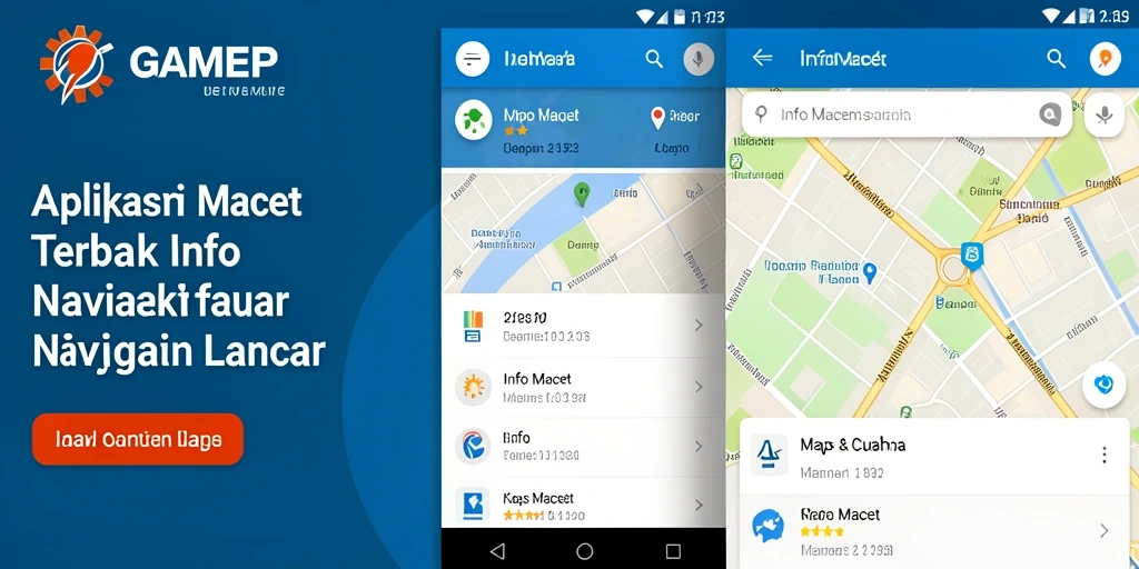 Antarmuka GAMERP yang inovatif menampilkan kondisi lalu lintas secara real-time.