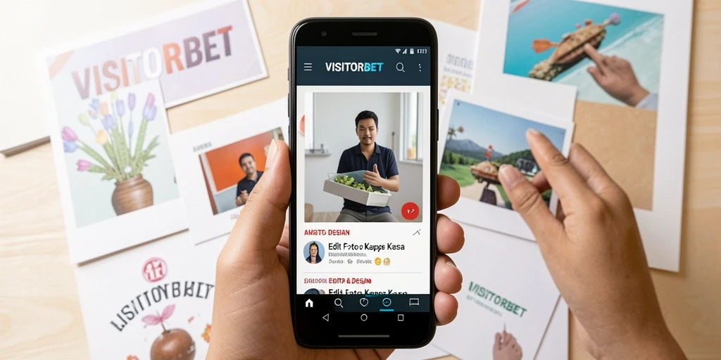Tampilan antarmuka VISITORBET yang intuitif dan modern.