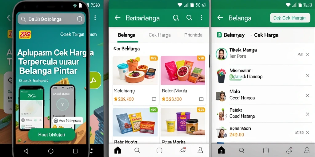 Antarmuka aplikasi ZK9 untuk cek harga produk dengan mudah.